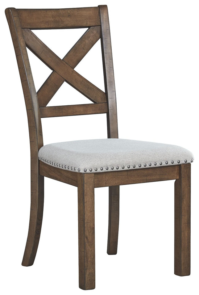 Moriville - Beige - Dining Uph Side Chair (Set of 2) Ashley Furniture 