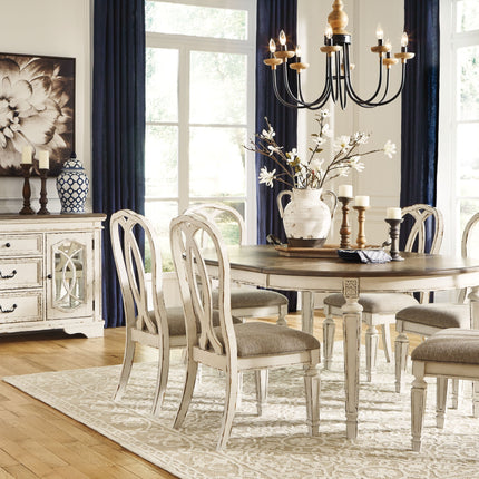 Realyn - Oval Dining Table Set Signature Design by Ashley® 