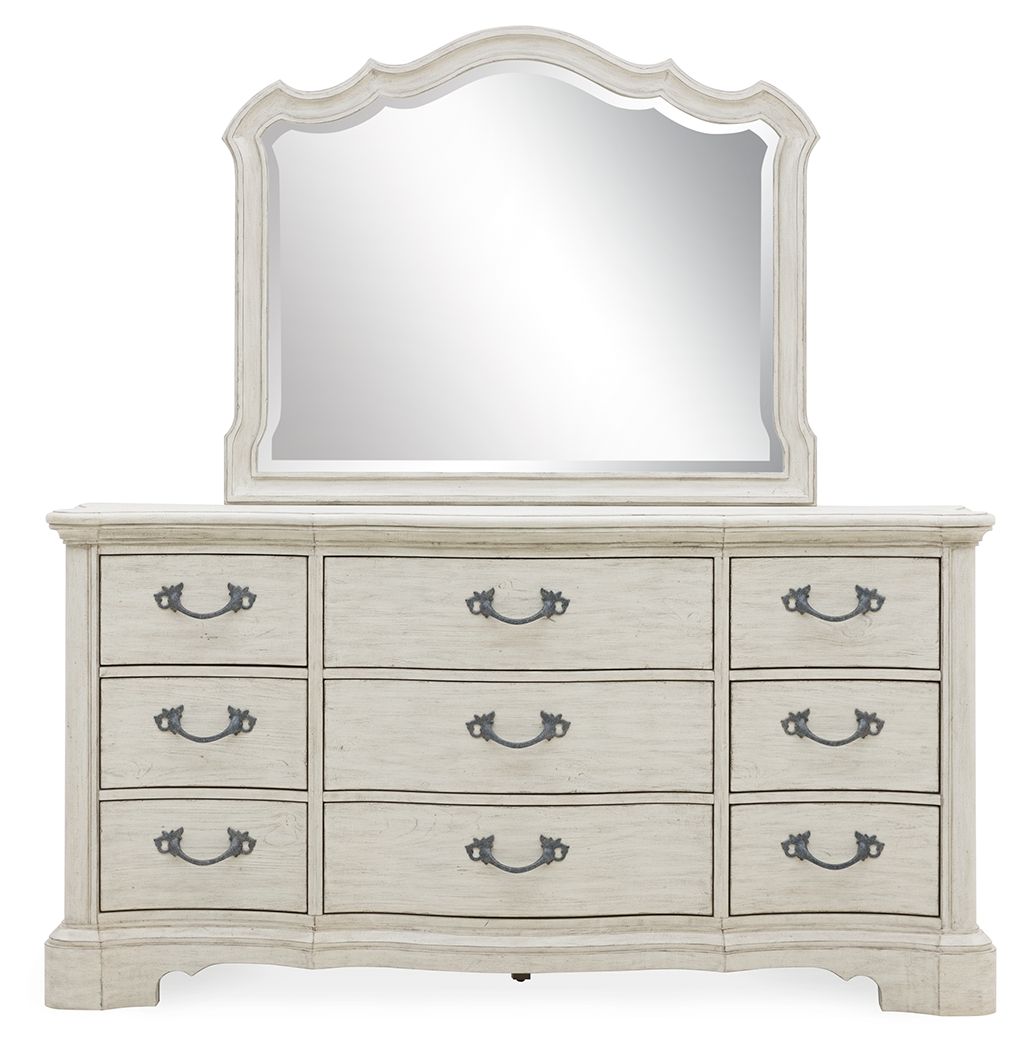 Arlendyne - Antique White - Dresser And Mirror - Tony's Home Furnishings