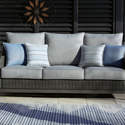 Elite Park - Gray - 4 Pc. - Lounge Set Signature Design by Ashley® 