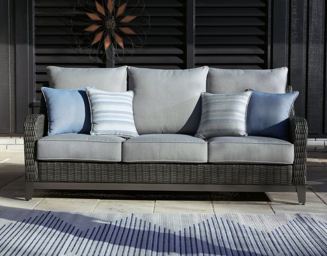 Elite Park - Gray - 4 Pc. - Lounge Set Signature Design by Ashley® 