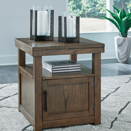 Boardernest - Brown - Rectangular End Table Signature Design by Ashley® 