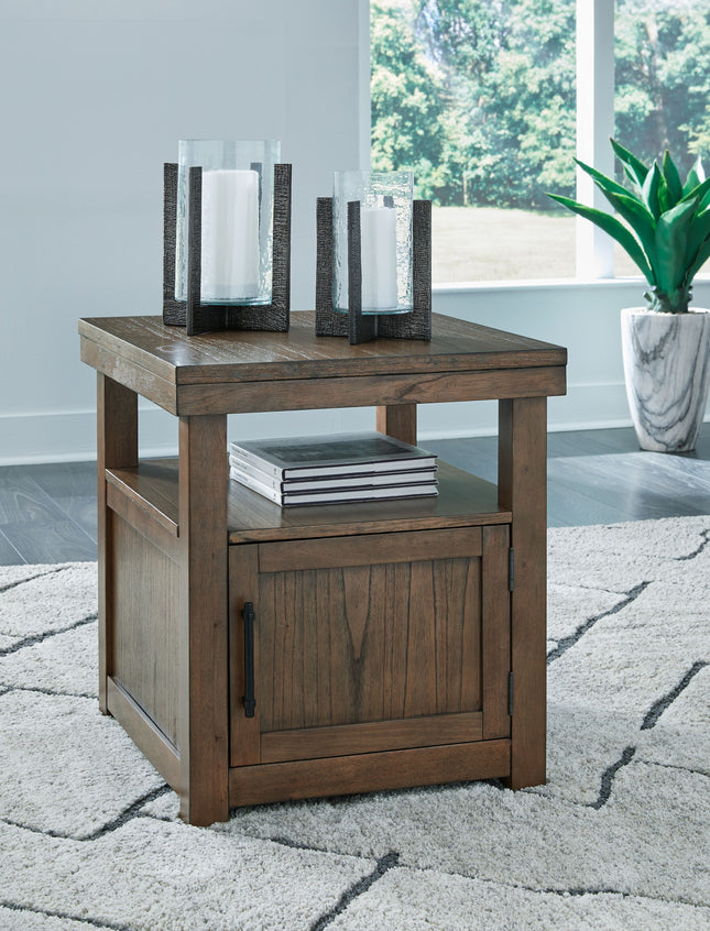 Boardernest - Brown - Rectangular End Table Signature Design by Ashley® 