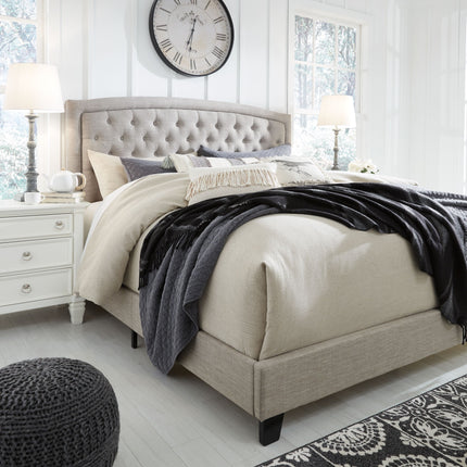 Jerary - Arched Upholstered Bed Ashley Furniture 