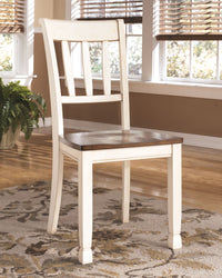Thumbnail for Whitesburg - Brown / Cottage White - Dining Room Side Chair (Set of 2)