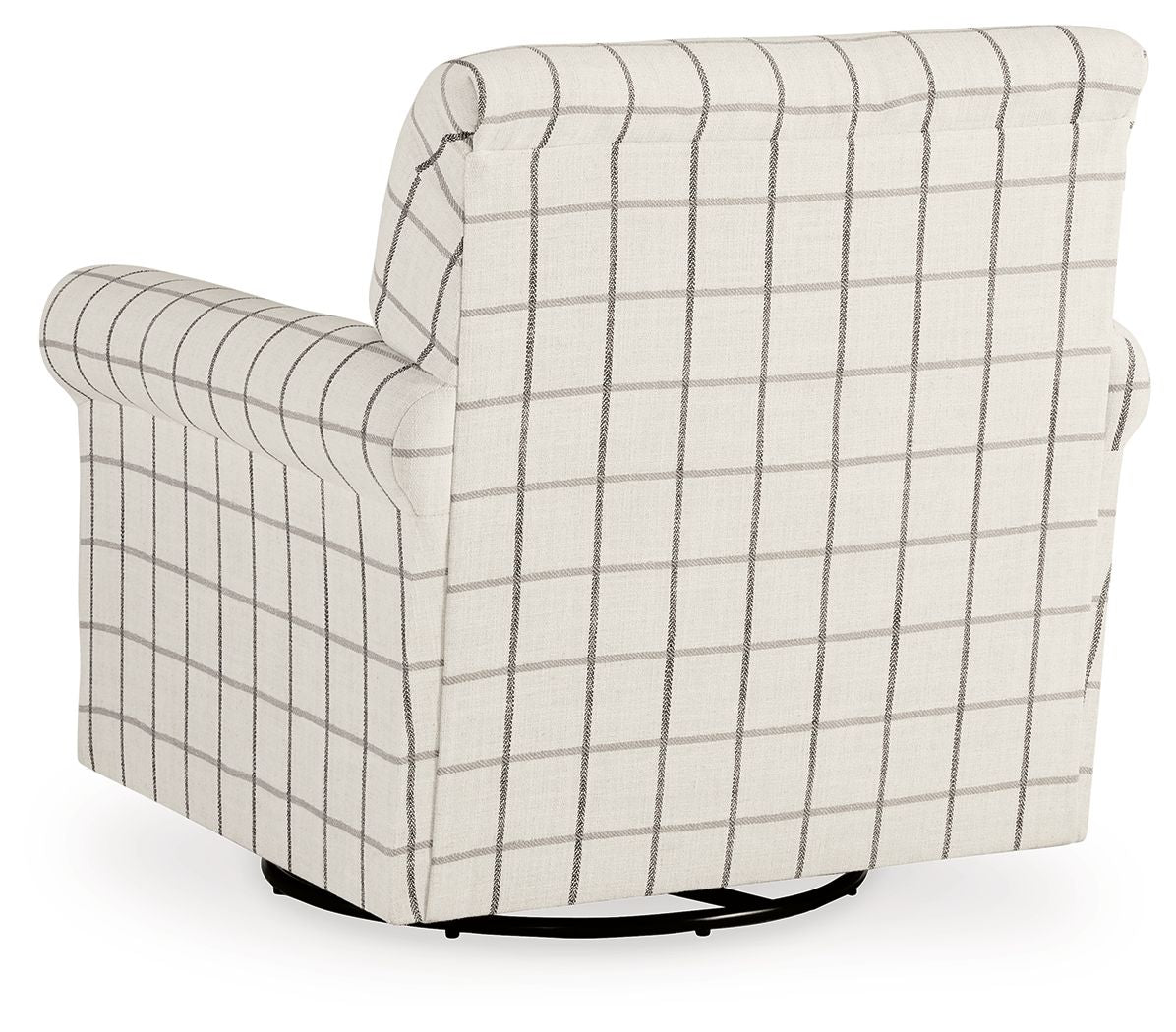 Davinca - Charcoal - Swivel Glider Accent Chair - Tony's Home Furnishings