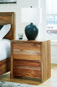 Thumbnail for Dressonni - Brown - Two Drawer Night Stand - Tony's Home Furnishings