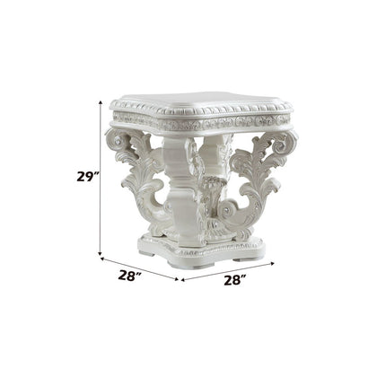 Vanaheim - End Table - Antique White Finish ACME 