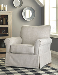 Thumbnail for Searcy - Quartz - Swivel Glider Accent Chair - Tony's Home Furnishings