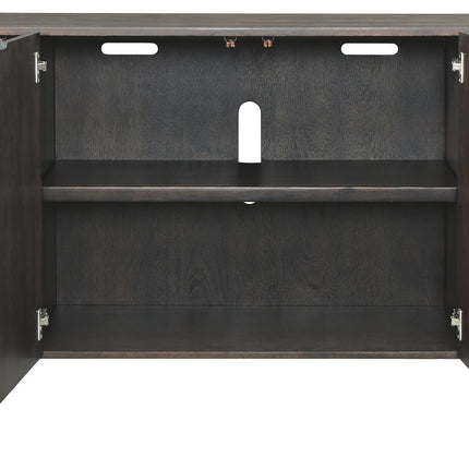 Chasinfield - Dark Brown - Extra Large TV Stand Ashley Furniture 