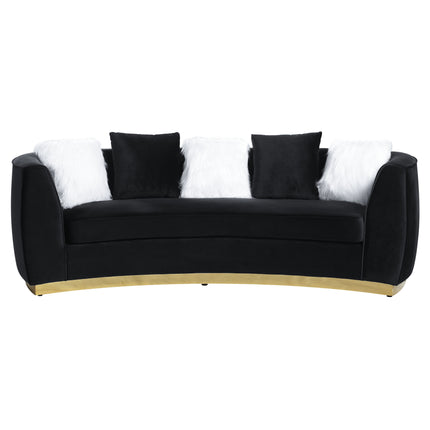 Achelle - Sofa - Black Velvet ACME 