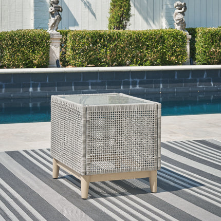 Seton Creek - Gray - Square End Table Signature Design by Ashley® 