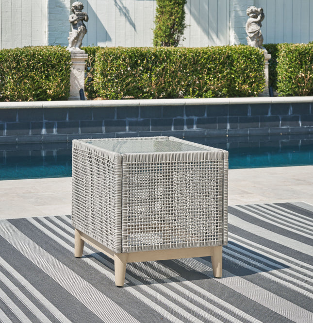 Seton Creek - Gray - Square End Table Signature Design by Ashley® 