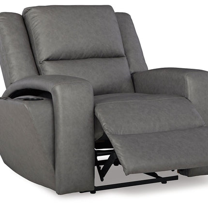 Brixworth - Slate - Zero Wall Recliner Benchcraft® 