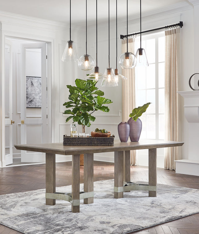 Chrestner - Gray - Rectangular Dining Room Table Signature Design by Ashley® 