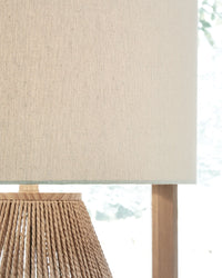 Thumbnail for Clayman - Natural / Brown - Paper Table Lamp - Tony's Home Furnishings