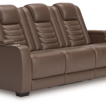 High Impact - Tobacco - Power Reclining Sofa / Adj Headrest Signature Design by Ashley® 