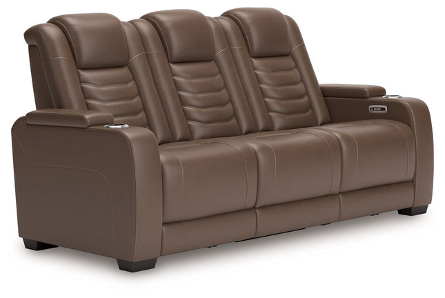 High Impact - Tobacco - Power Reclining Sofa / Adj Headrest Signature Design by Ashley® 