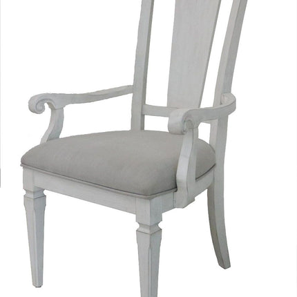 Katia - Arm Chair (Set of 2) - Light Gray & Weathered White - Tony's Home Furnishings