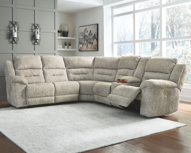 Family Den - Power Reclining Sectional Millennium® by Ashley 