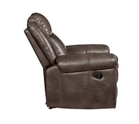 Lydia - Loveseat - Brown Leather Aire ACME 