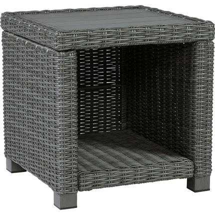 Elite Park - Gray - Square End Table Signature Design by Ashley® 