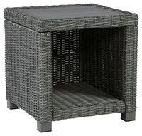 Elite Park - Gray - Square End Table Signature Design by Ashley® 