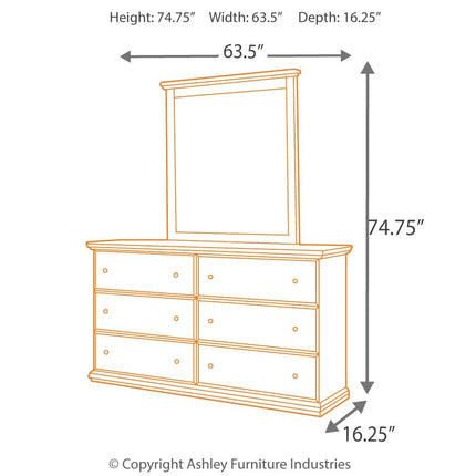 Maribel - Bedroom Set With Bolt On Bed Frame Signature Design by Ashley® 