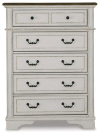 Thumbnail for Brollyn - White / Brown / Beige - Five Drawer Chest - Tony's Home Furnishings