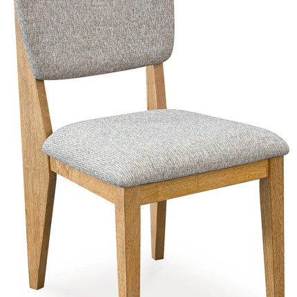 Sherbana - Light Brown - Dining Upholstered Side Chair (Set of 2) Signature Design by Ashley® 