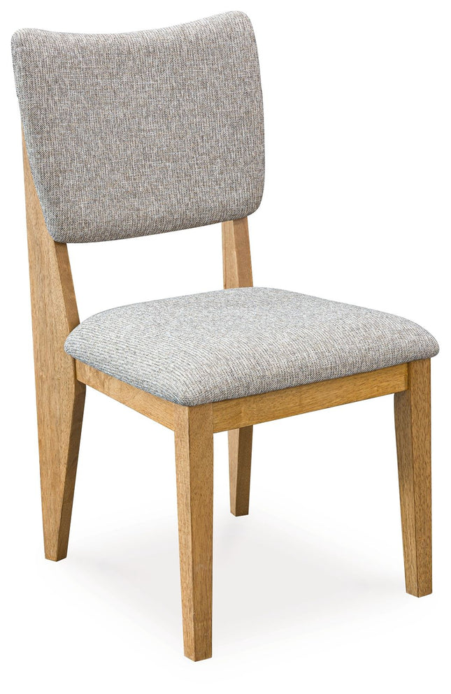 Sherbana - Light Brown - Dining Upholstered Side Chair (Set of 2) Signature Design by Ashley® 