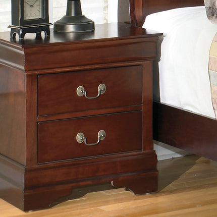 Alisdair - Reddish Brown - Two Drawer Night Stand Ashley Furniture 