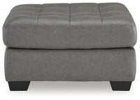 Clairette Court - Alloy - Oversized Accent Ottoman Benchcraft® 