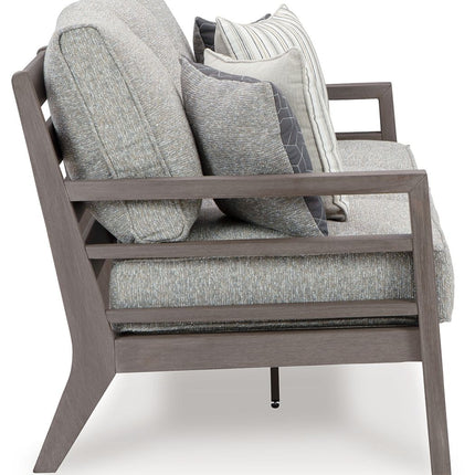 Hillside Barn - Gray / Brown - Sofa With Cushion Signature Design by Ashley® 