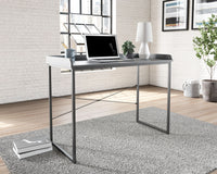 Thumbnail for Yarlow - Black - Home Office Desk - Crossback - Tony's Home Furnishings