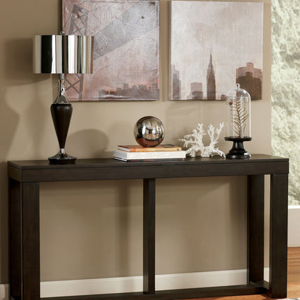 Watson - Dark Brown - Sofa Table Ashley Furniture 