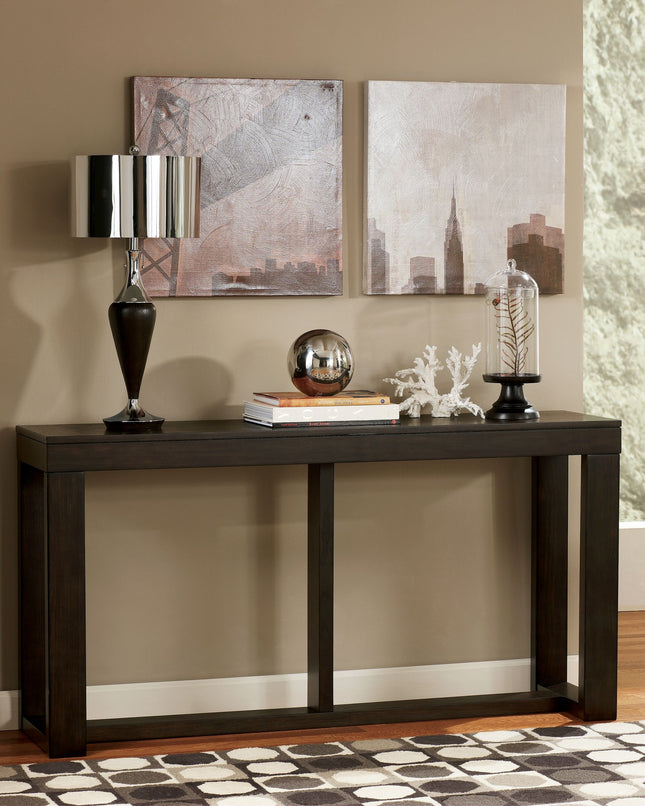 Watson - Dark Brown - Sofa Table Ashley Furniture 