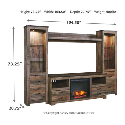 Trinell - Entertainment Center Signature Design by Ashley® 