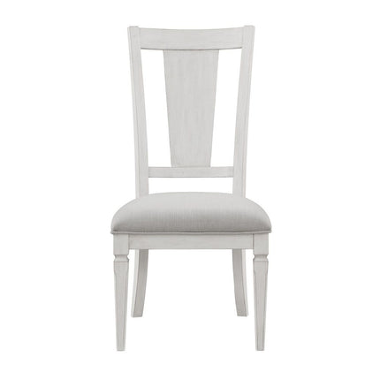 Katia - Side Chair (Set of 2) - Light Gray & Weathered White ACME 