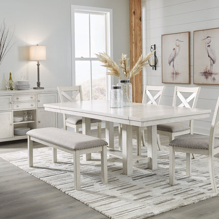 Robbinsdale - Rectangular Dining Room Extension Table Set Signature Design by Ashley® 