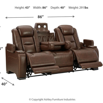 The Man-Den - Power Reclining Sofa Ashley Furniture 