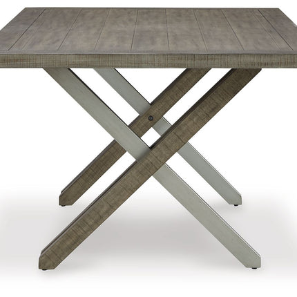 Krystanza - Weathered Gray - Rectangular Dining Room Table Millennium® by Ashley 