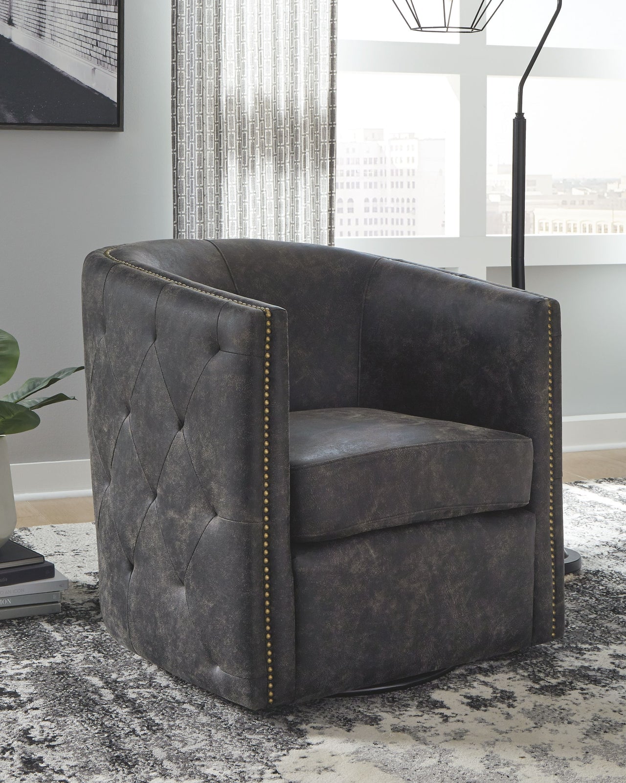 Brentlow - Swivel Accent Chair - Tony's Home Furnishings