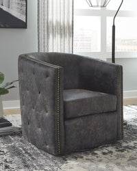 Brentlow - Swivel Accent Chair - Tony's Home Furnishings