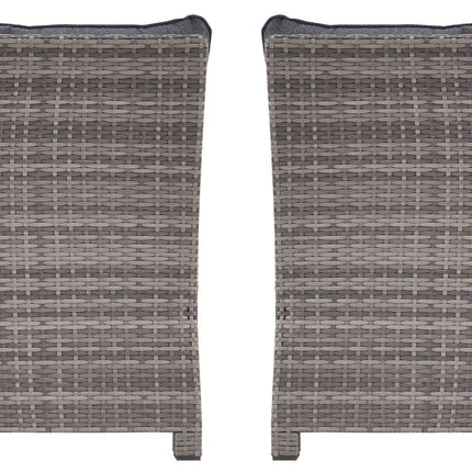 Salem - Gray - Raf / Laf Loveseat W/Cush (Set of 2) Ashley Furniture 