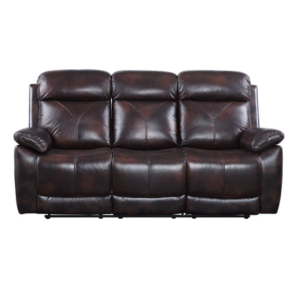 Perfiel - Sofa - 2 Tone Dark Brown Top Grain Leather ACME 