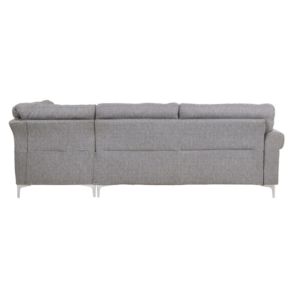 Melvyn - Sectional Sofa - Gray Fabric ACME 