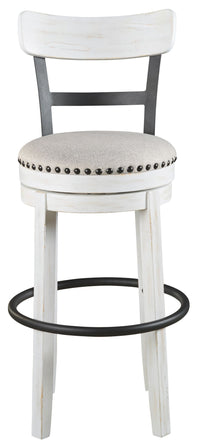 Valebeck -  Tall Upholstered Swivel Barstool Signature Design by Ashley® 