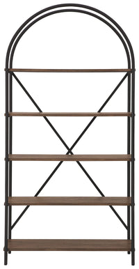 Galtbury - Brown / Black - Bookcase Signature Design by Ashley® 