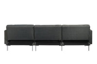 Duzzy - Sectional Sofa - Dark Gray Fabric - Tony's Home Furnishings